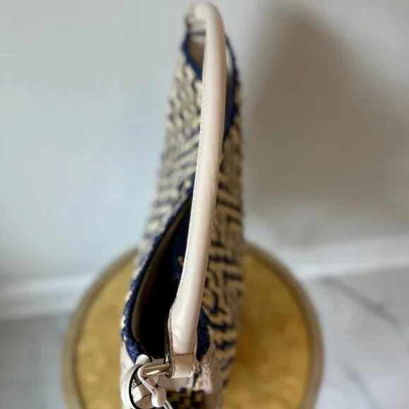 Tory Burch Thea Straw Bucket Shoulder Bag - Picture 8 of 15